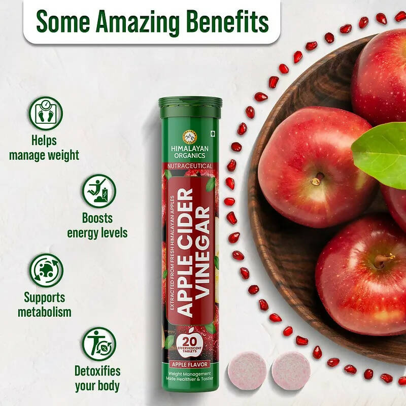 Himalayan Organics Apple Cider Vinegar Effervescent Tablets - Swadesiicart