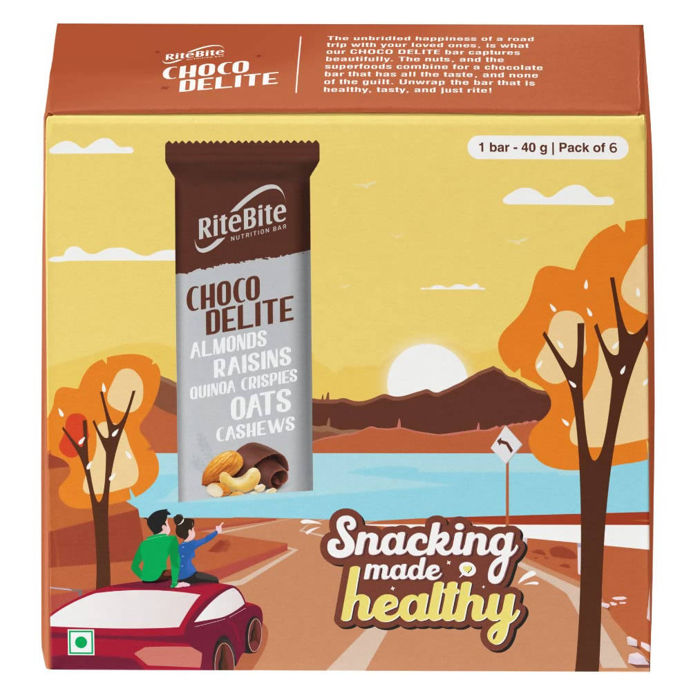 RiteBite Max Protein Choco Delite Energy Nutrition Bar - Swadesiicart