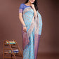 Shree Shyam Fashion Elegant Sky Blue Cotton Saree with Contrast Pallu - Perfect Blend of Tradition & Comfort