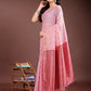 Shree Shyam Fashion Elegant Pink Cotton Saree with Contrast Pallu - Perfect Blend of Tradition & Comfort