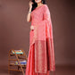 Shree Shyam Fashion Elegant Peach Cotton Saree with Contrast Pallu - Perfect Blend of Tradition & Comfort