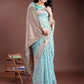 Shree Shyam Fashion Elegant Sea Green Cotton Saree with Contrast Pallu - Perfect Blend of Tradition & Comfort