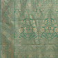 Astita Cream & Green Banarasi silk Woven Zari Work Traditional Tassel Saree | Swadesiicart