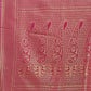Astita Cream & Magenta Banarasi silk Woven Zari Work Traditional Tassel Saree | Swadesiicart