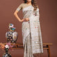 Shree Shyam Fashion Threads of Tradition: Beige Linen Cotton Saree Woven with Stories of Grace & Heritage