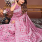 Shree Shyam Fashion Threads of Tradition: Pink Linen Cotton Saree Woven with Stories of Grace & Heritage