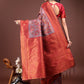 Shree Shyam Fashion Majestic Red & Grey Silk Saree with Rich Woven Pallu - A Regal Touch for Special Moments