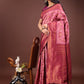 Shree Shyam Fashion Majestic Red & Light Pink Silk Saree with Rich Woven Pallu - A Regal Touch for Special Moments