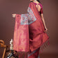 Shree Shyam Fashion Majestic Red & Teal Silk Saree with Rich Woven Pallu - A Regal Touch for Special Moments