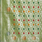 Shree Shyam Fashion Elegant Light Green Linen Cotton Saree with Zari Border & Woven Motifs - Perfect for Sophisticated Everyday & Festive Looks