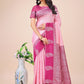 Shree Shyam Fashion Graceful Light & Dark Pink Silk Saree with Rich Woven Border & Paisley Pallu - Perfect for Festive & Wedding Wear