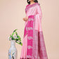 Shree Shyam Fashion Graceful Light & Dark Pink Silk Saree with Rich Woven Border & Paisley Pallu - Perfect for Festive & Wedding Wear