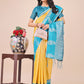 Shree Shyam Fashion Graceful Light & Dark Yellow Silk Saree with Rich Woven Border & Paisley Pallu - Perfect for Festive & Wedding Wear