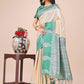 Shree Shyam Fashion Graceful Light & Dark Cream Silk Saree with Rich Woven Border & Paisley Pallu - Perfect for Festive & Wedding Wear