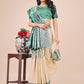 Shree Shyam Fashion Graceful Light & Dark Cream Silk Saree with Rich Woven Border & Paisley Pallu - Perfect for Festive & Wedding Wear