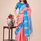 Shree Shyam Fashion Graceful Light & Dark Peach Silk Saree with Rich Woven Border & Paisley Pallu - Perfect for Festive & Wedding Wear