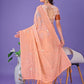 Shree Shyam Fashion Peach Lichi Silk Saree with Floral Weaving & Tassel Pallu - Elegant Festive & Party Wear Saree