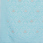Shree Shyam Fashion Sky Blue Lichi Silk Saree with Floral Weaving & Tassel Pallu - Elegant Festive & Party Wear Saree