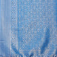 Astita Graceful Peach & Blue Banarasi Silk Saree with Rich Zari Woven Border - Traditional Elegance for Celebrations | Swadesiicart