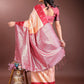 Shree Shyam Fashion Orange Lichi Silk Woven Zari Work Traditional Tassel Saree