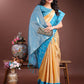 Shree Shyam Fashion Yellow Lichi Silk Woven Zari Work Traditional Tassel Saree