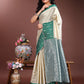 Shree Shyam Fashion Cream Lichi Silk Woven Zari Work Traditional Tassel Saree