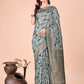 Shree Shyam Fashion Elegant Green Cotton Silk Saree with Floral Design & Rich Pallu - Festive & Wedding Wear