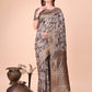 Shree Shyam Fashion Elegant Brown Cotton Silk Saree with Floral Design & Rich Pallu - Festive & Wedding Wear