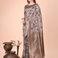 Shree Shyam Fashion Elegant Brown Cotton Silk Saree with Floral Design & Rich Pallu - Festive & Wedding Wear