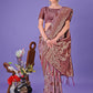 Shree Shyam Fashion Elegant Maroon Floral Lichi Silk Saree with Zari Weaving and Rich Pallu - Wedding & Festive Wear Saree