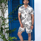Noroke Modal Satin Modal Printed Co-ord Set Men - Swadesiicart