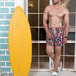 Noroke Sustainable fabric | Poly elastane Rectangle Patterned Men Swim Shorts | Swadesiicart