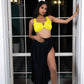 Noroke Cotton Crepe Pom Pom Beach Wear Skirt | Swadesiicart