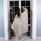 Noroke Linen Grey Gold Beachwear Cover Up | Swadesiicart