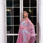 Noroke Silk Pink Pop Silk Beachwear Cover Up | Swadesiicart