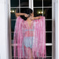 Noroke Silk Pink Pop Silk Beachwear Cover Up | Swadesiicart