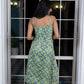 Noroke Modal Satin Cut-out Fitted Midi Dress | Swadesiicart