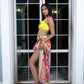 Noroke Modal Abstract Printed Sarong | Swadesiicart