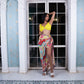 Noroke Modal Abstract Printed Sarong | Swadesiicart