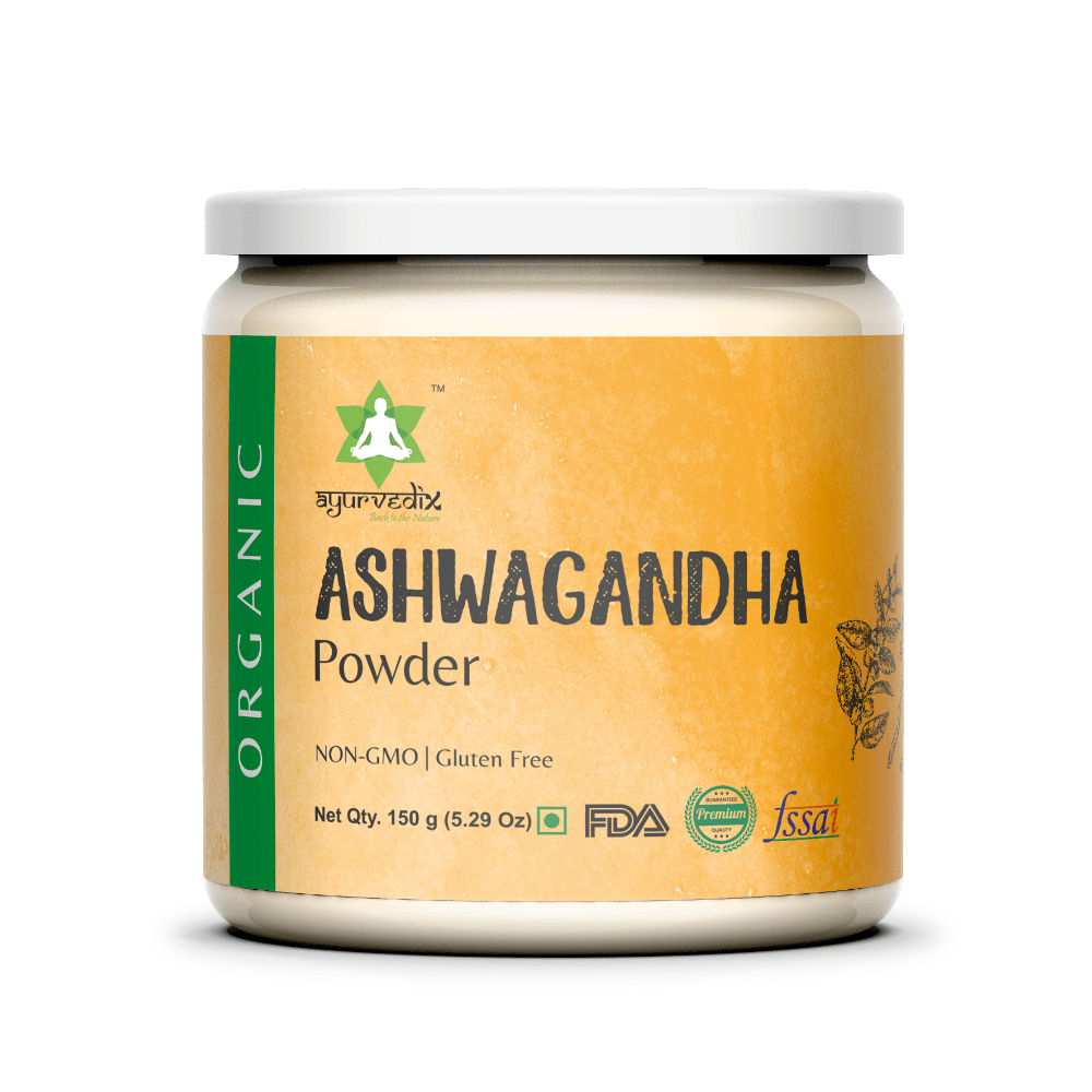 Ayurvedix Organic Ashwagandha Powder - Ayurvedix