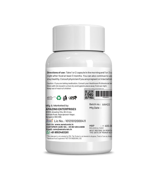 Ae Naturals Ashwagandha Capsules - Swadesiicart