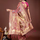 Shree Shyam Fashion Majestic Magenta Silk Saree with Gold Zari & Floral Design - Perfect for Festive & Traditional Occasions