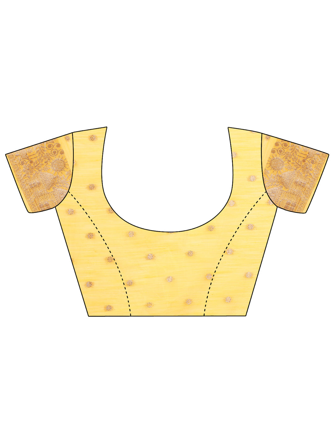 Shree Shyam Fashion Yellow Linen Saree with Multicolor Weaving & Zari Pallu - Elegant & Lightweight for Everyday Grace