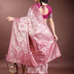 Shree Shyam Fashion Graceful Cream & Pink Linen Cotton Saree with Rich Zari Pallu - A Touch of Royal Comfort