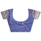 Shree Shyam Fashion Graceful Cream & Navy Blue Linen Cotton Saree with Rich Zari Pallu - A Touch of Royal Comfort