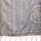 Shree Shyam Fashion Graceful Beige & Grey Linen Cotton Saree - Lightweight Elegance for Modern Women