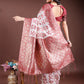 Shree Shyam Fashion Maroon Linen Cotton Woven Zari Work Traditional Tassel Saree