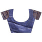 Shree Shyam Fashion Navy Blue Linen Cotton Woven Zari Work Traditional Tassel Saree