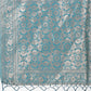 Shree Shyam Fashion Elegant Off-White & Teal Linen Cotton Saree with Zari Woven Border and Pallu - Soft Lightweight Saree for Daily,Festive & Office Wear