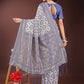 Shree Shyam Fashion Blue Linen Saree with Rich Woven Zari Work - Elegant Ethnic Saree for Festive & Office Wear